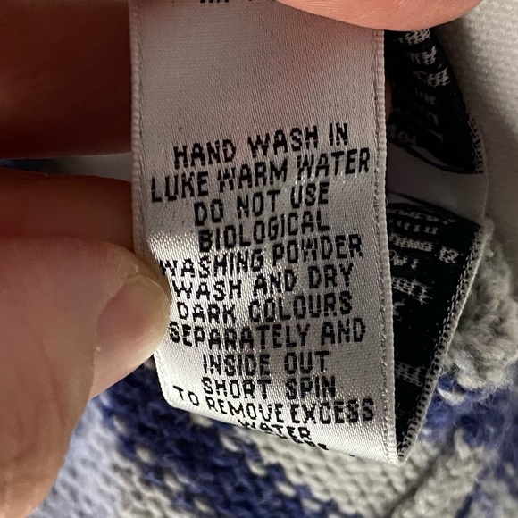 Boden Boatneck Sweater size 10 stripes preppy cotton cashmere angora blend - Picture 7 of 7